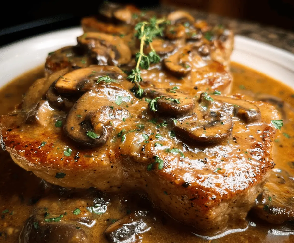 Easy Crock Pot Smothered Pork Chops Recipe