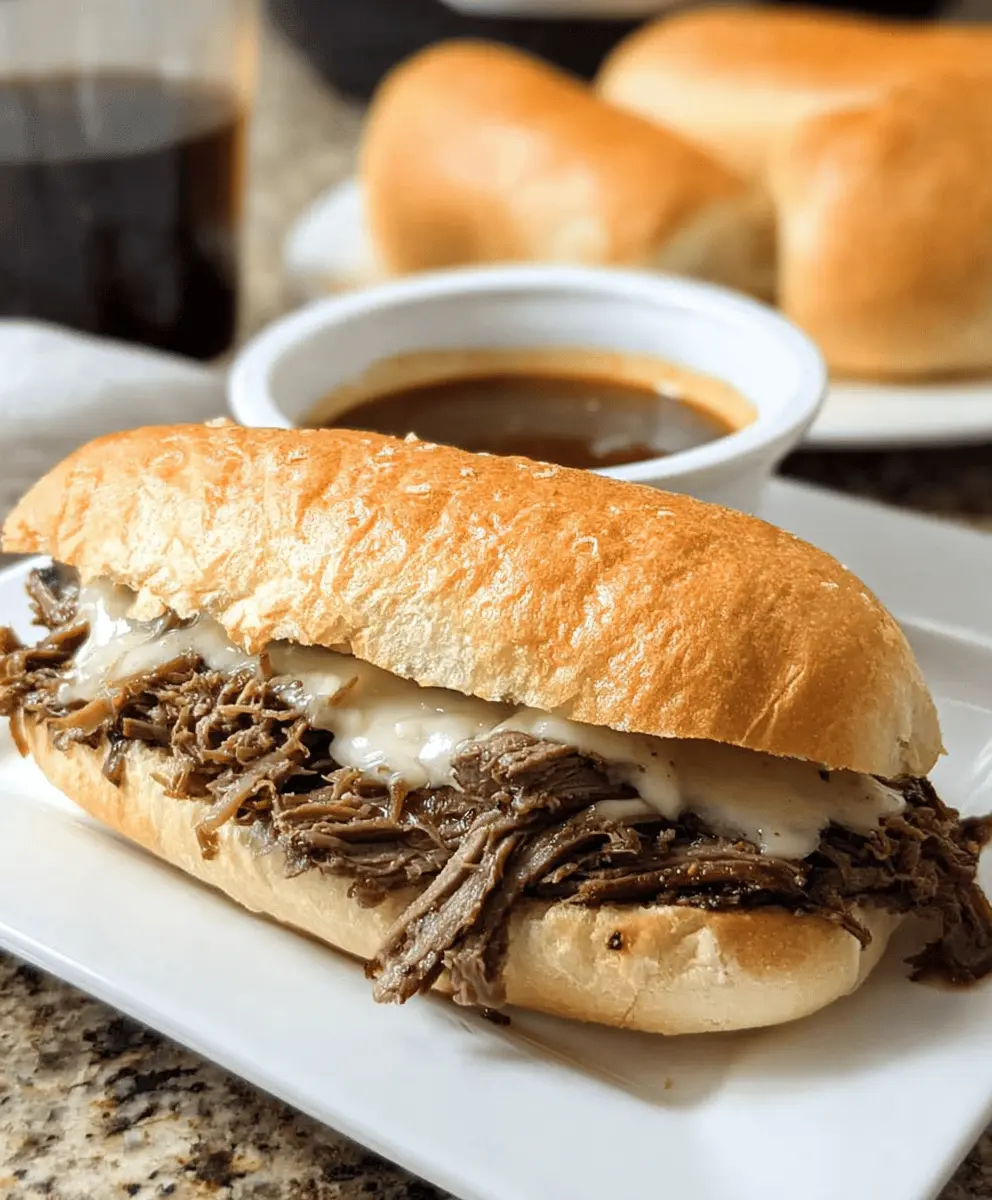 Easy Crockpot French Dip Recipe for Tender Beef