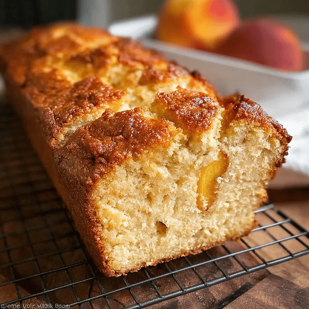 Moist Southern Peach Bread Recipe