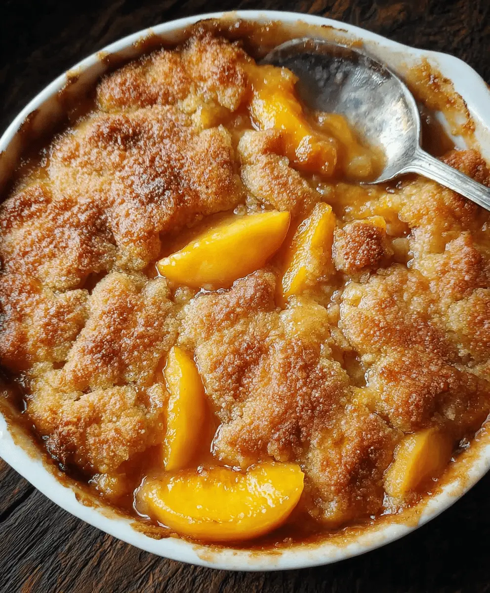 Easy Southern Peach Cobbler Recipe for Beginners