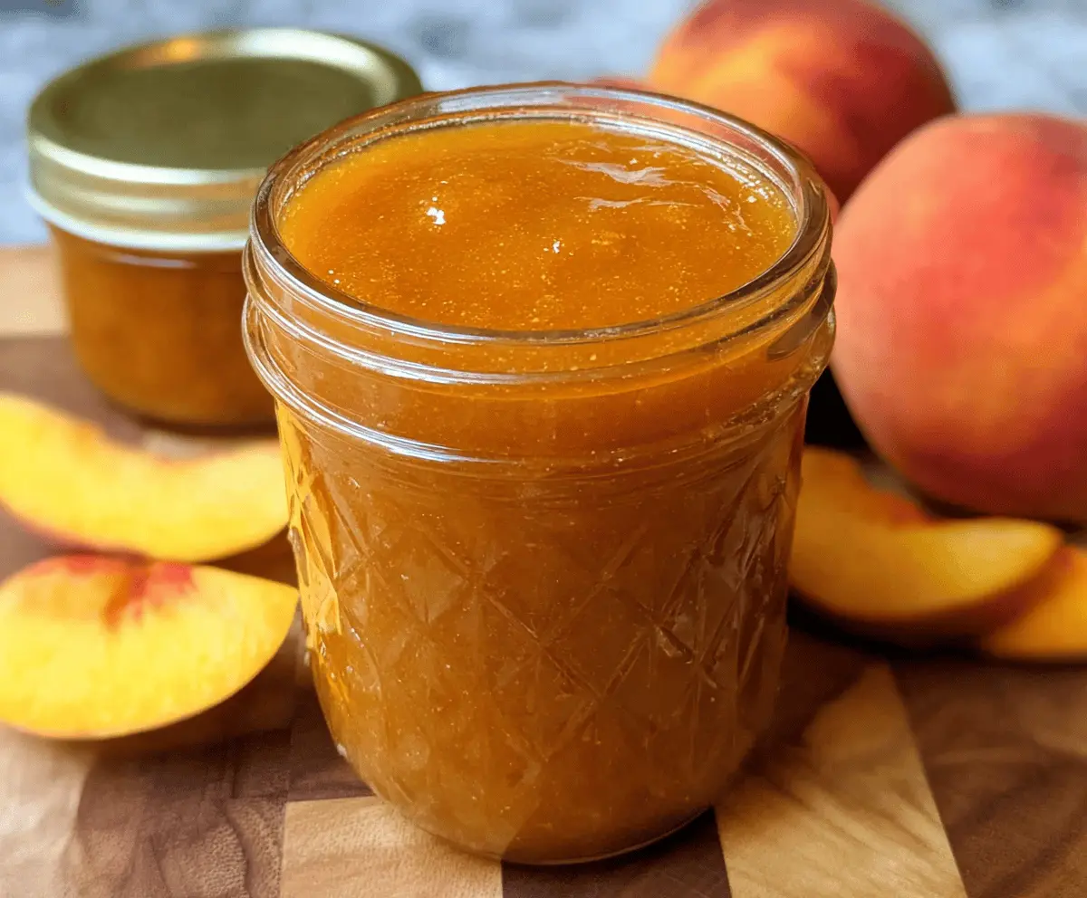 Easy Homemade Crockpot Peach Butter Recipe
