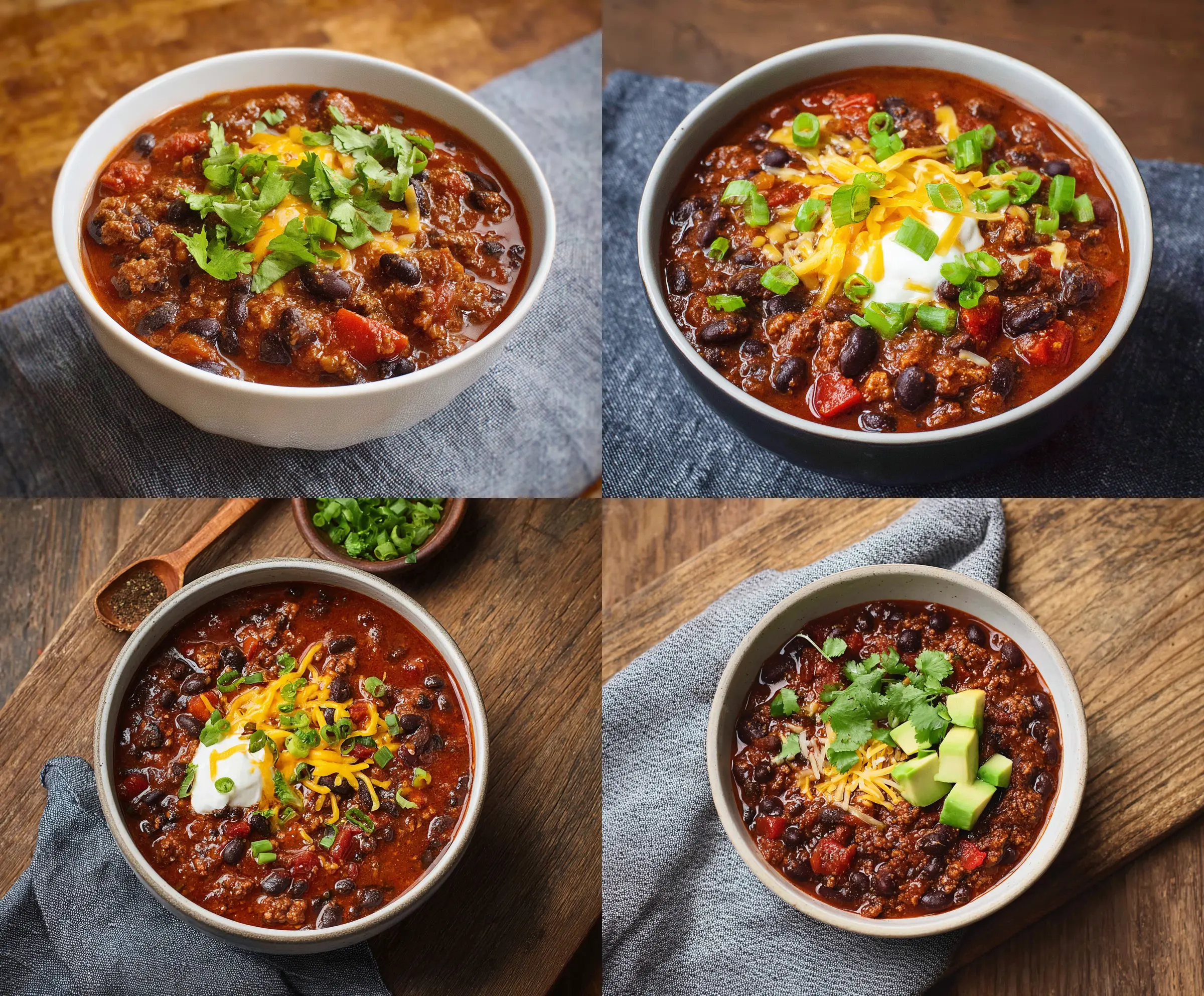 Hearty black bean chili topped with fresh cilantro and diced onions in a rustic bowl, perfect for a flavorful and comforting meal.