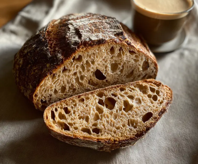 Crust Sourdough Bread Coffee