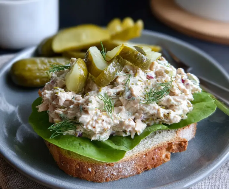 Dill Pickle Tuna Salad