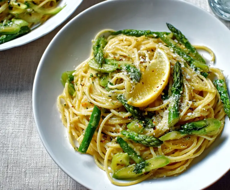 Lemon Asparagus Pasta