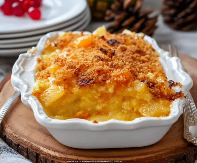 Sweet And Sour Pineapple Casserole