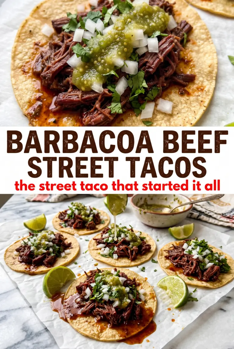 Barbacoa Beef Street Tacos