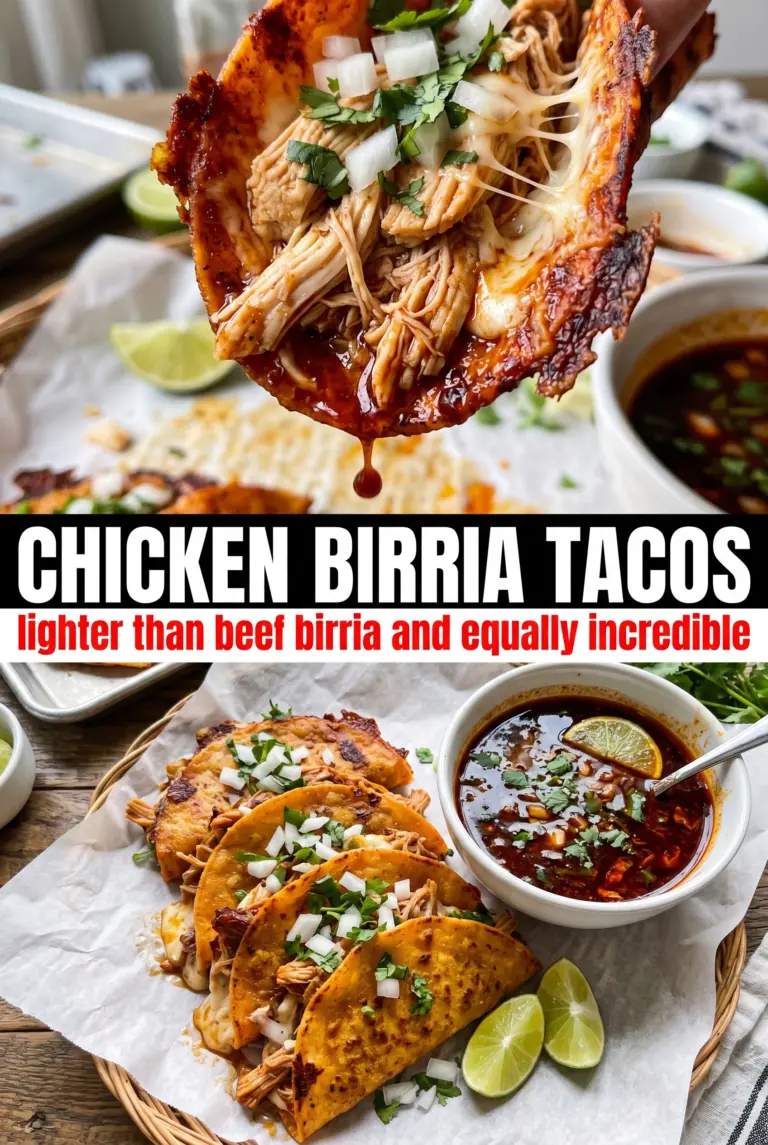 Chicken Birria Tacos