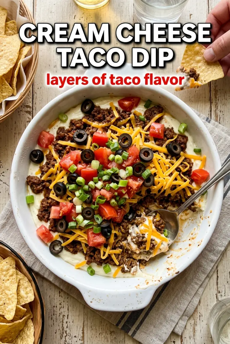 Cream Cheese Taco Dip