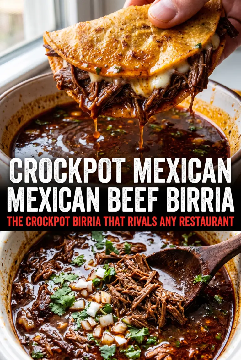 Crockpot Mexican Beef Birria