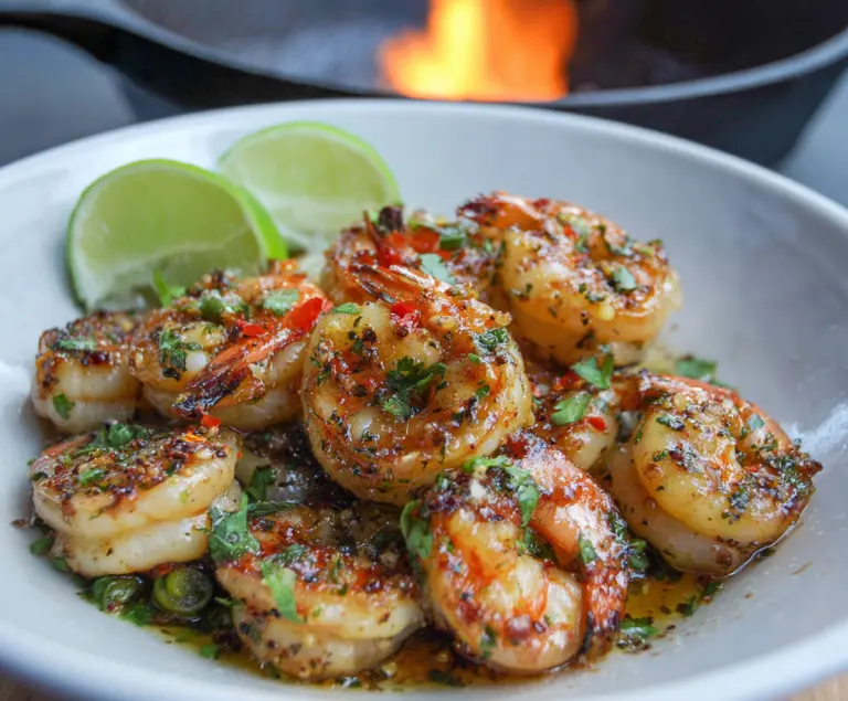 Honey Tequila Lime Shrimp