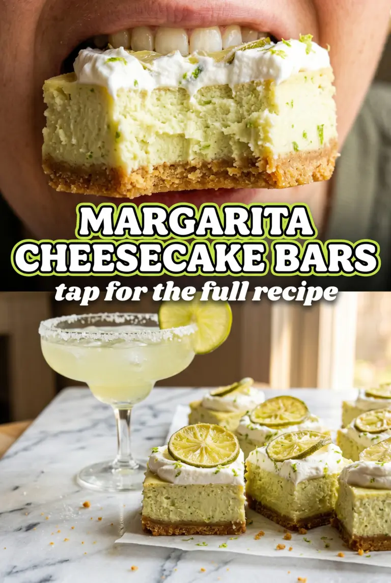 Margarita Cheesecake Bars