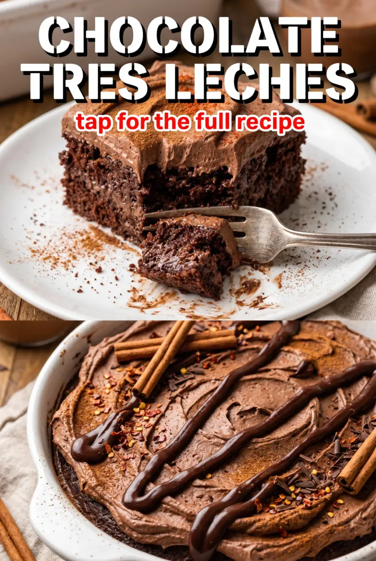 Mexican Chocolate Tres Leches Cake