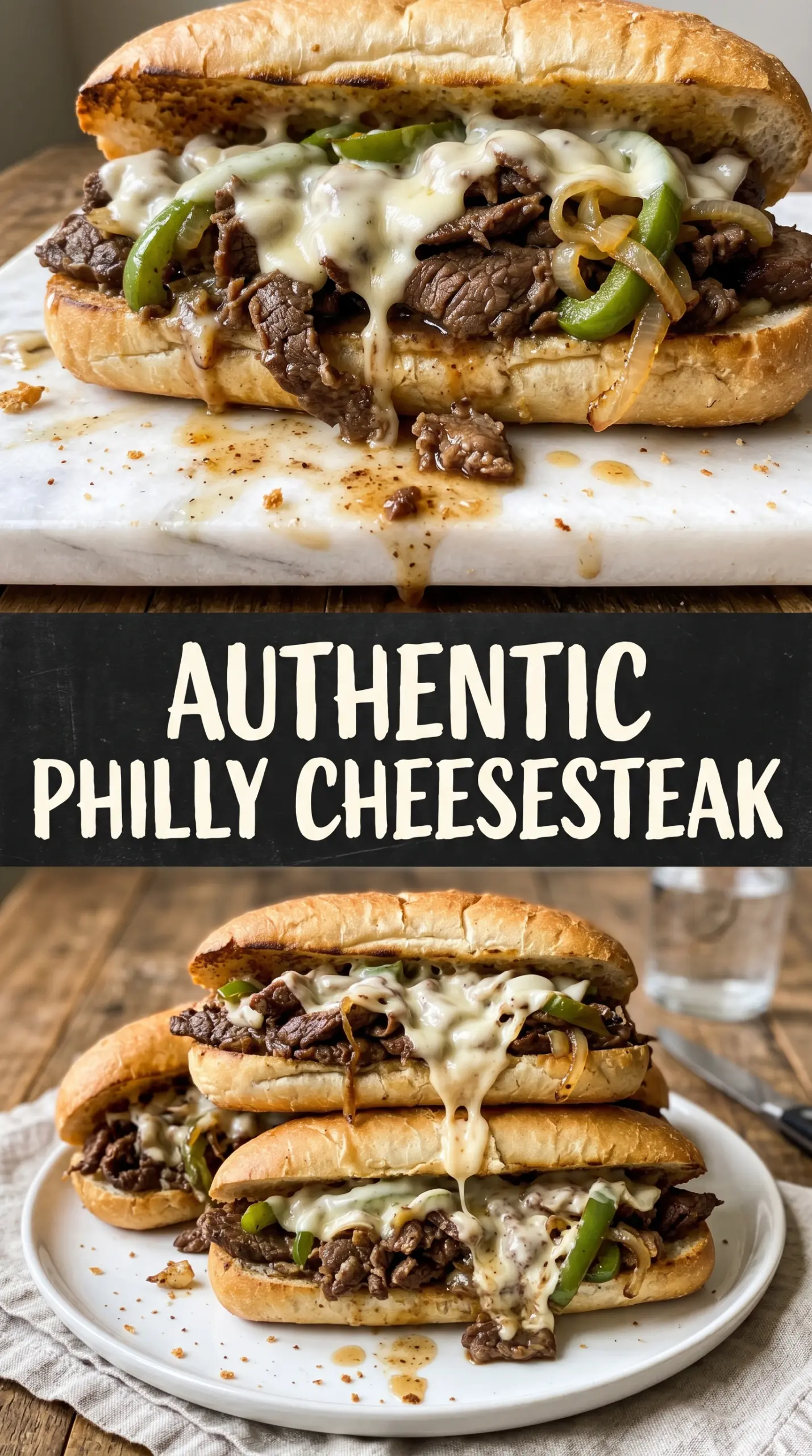 Authentic Blackstone Philly Cheesesteak thinly sliced steak, melted cheese, caramelized onions