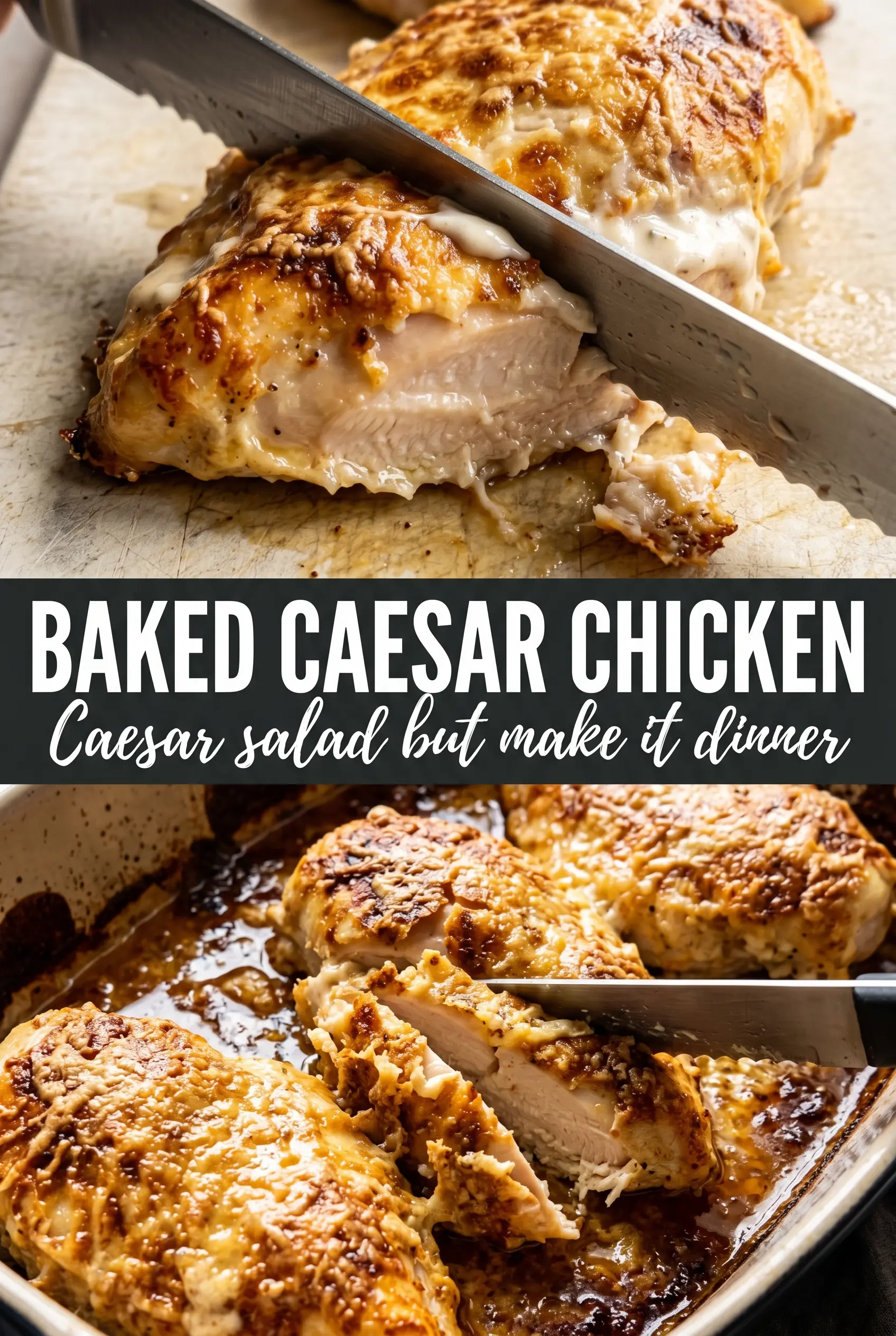 Baked Caesar Chicken