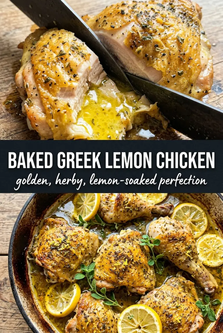 Baked Greek Lemon Chicken