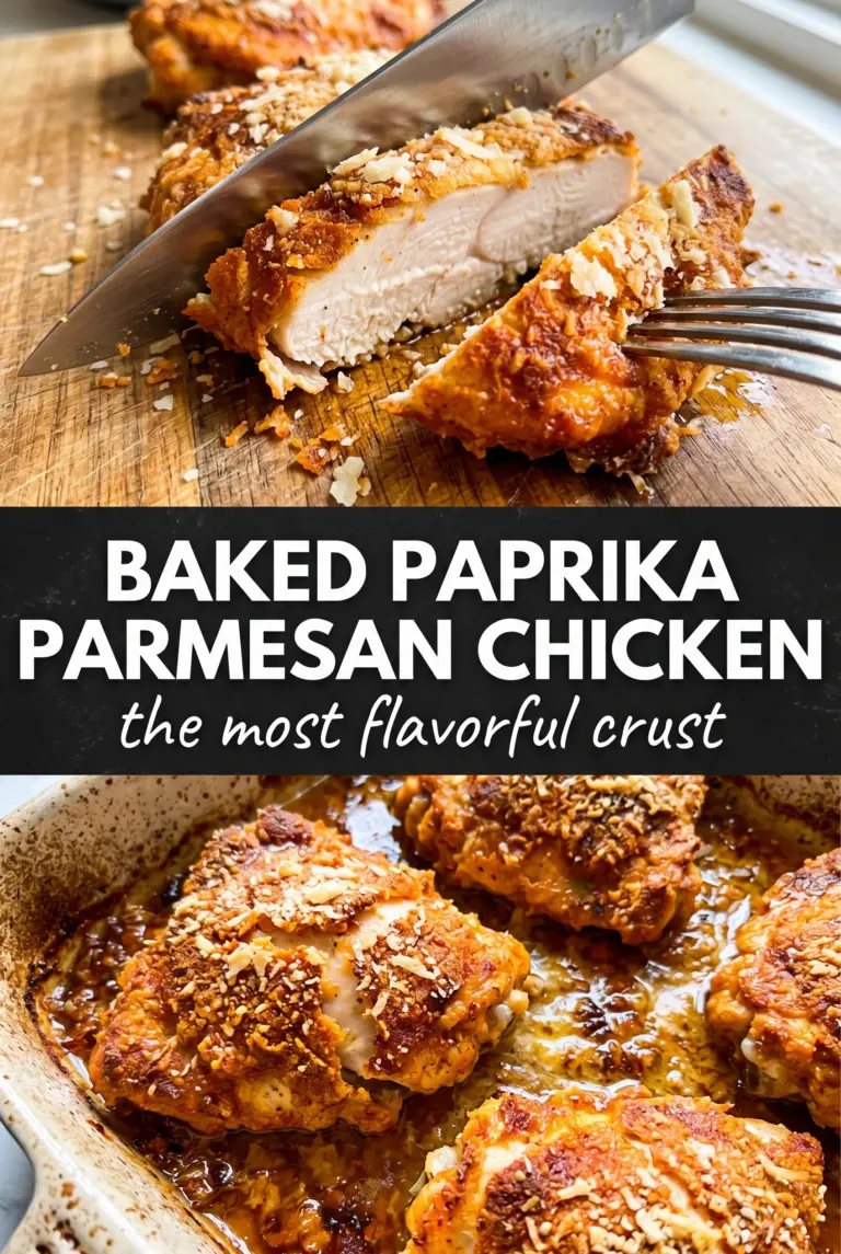Baked Paprika Parmesan Chicken