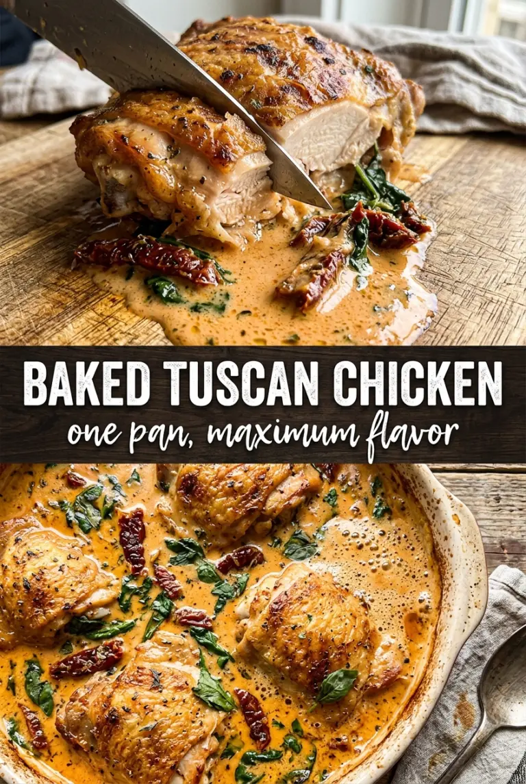Baked Tuscan Chicken