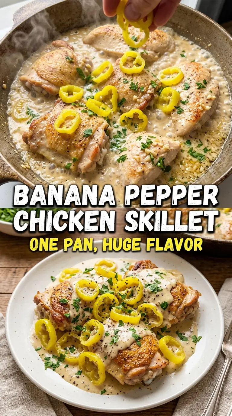 Cooked skillet dish ready to serve