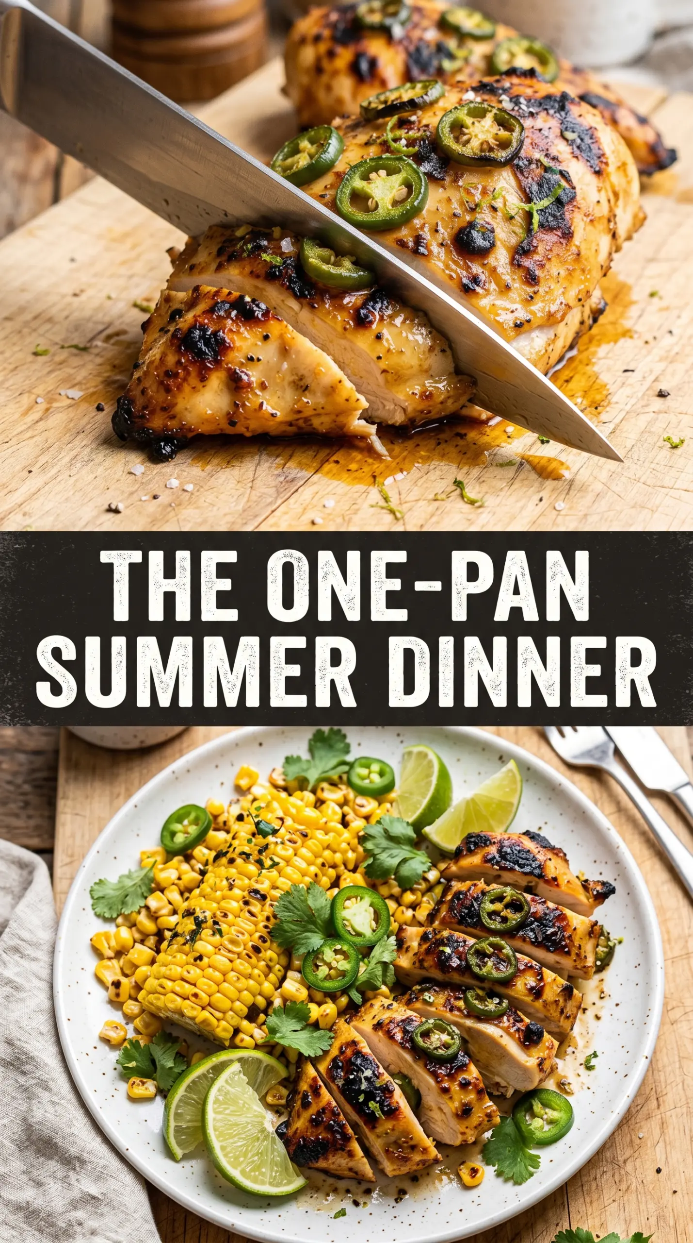 Blackstone jalapeño lime chicken and corn