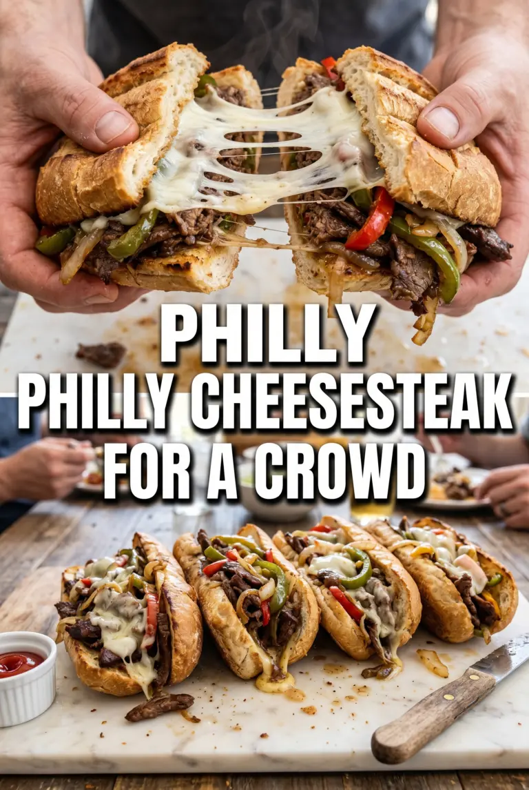 Blackstone Philly Cheesesteak Sandwiches