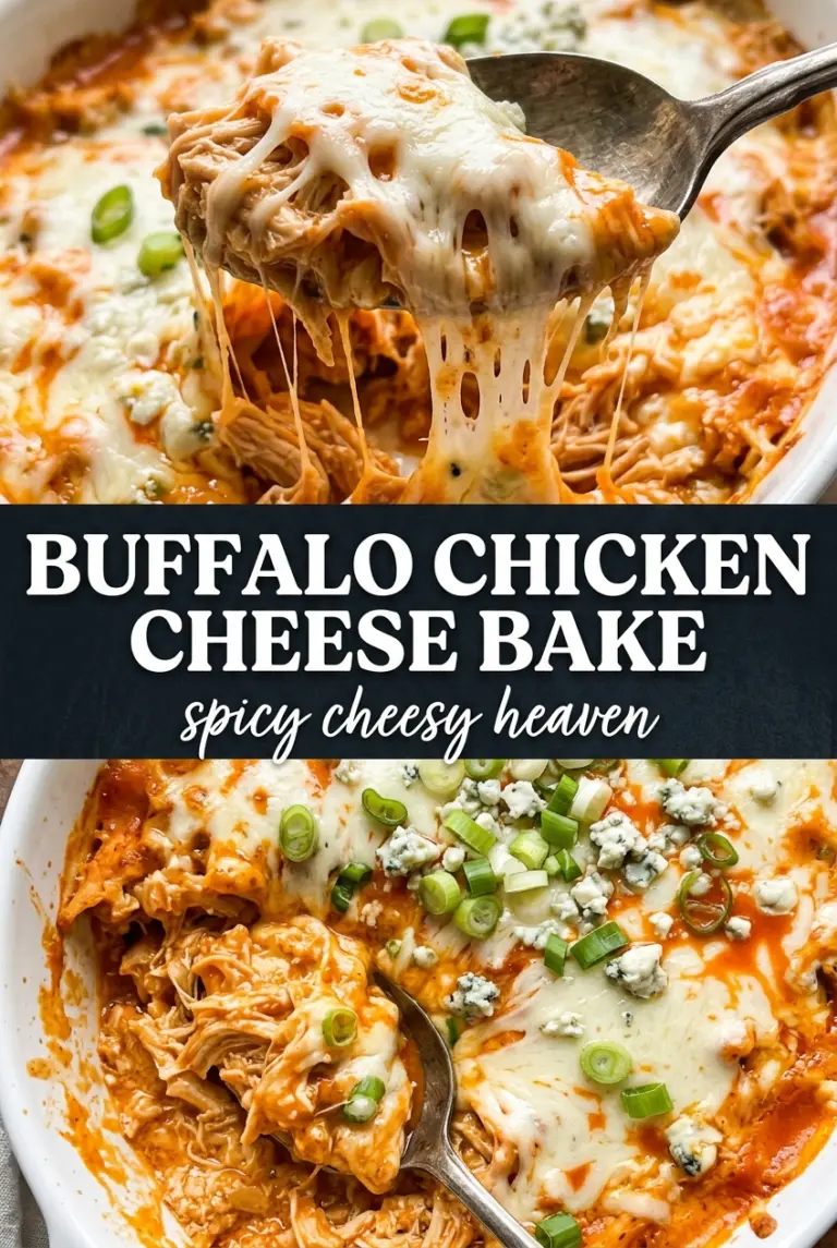 Buffalo Chicken Cheese Bake