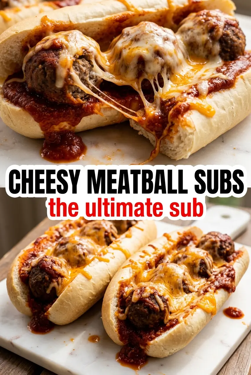Cheesy Meatball Subs