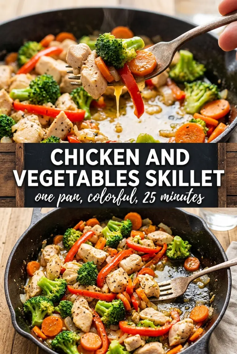 Chicken and Vegetables Skillet