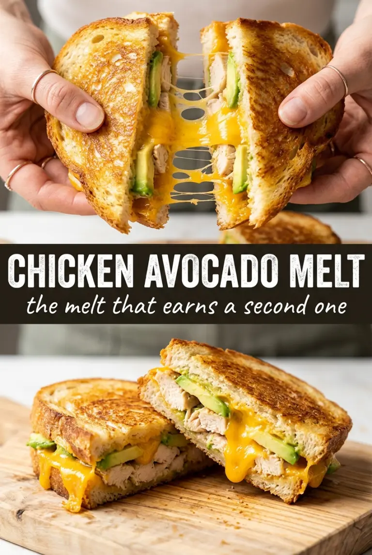 Chicken Avocado Melt Sandwich