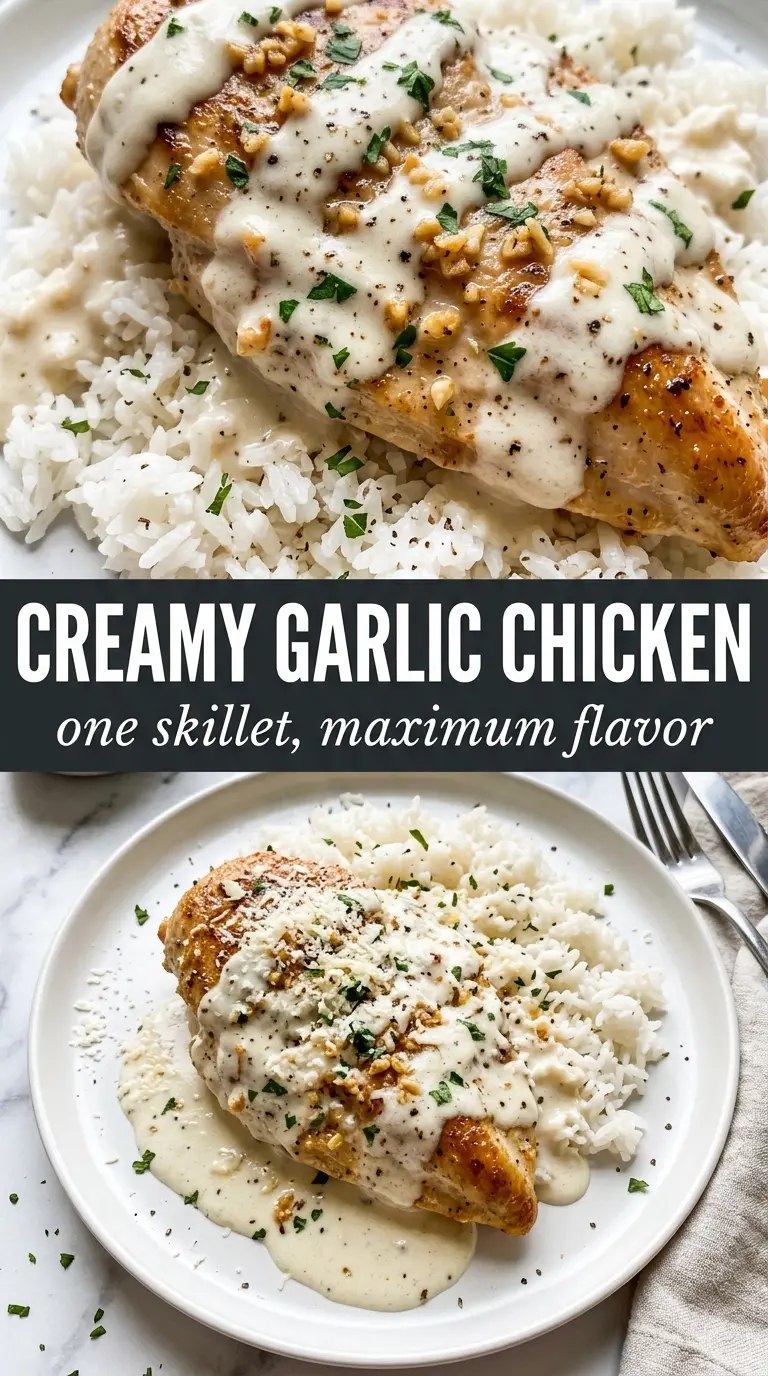Chicken Breasts in Creamy Garlic Sauce creamy garlic Parmesan