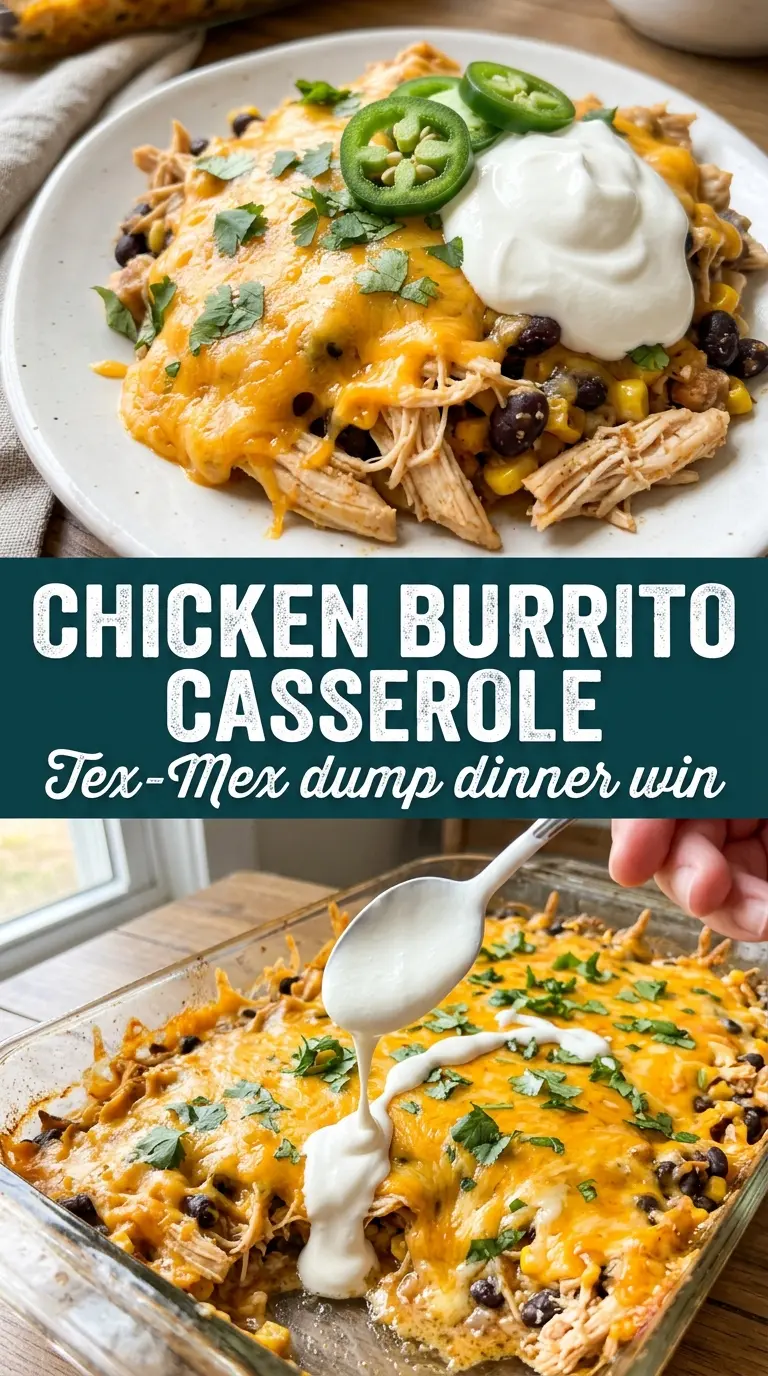 Baked casserole with cheese melted on top