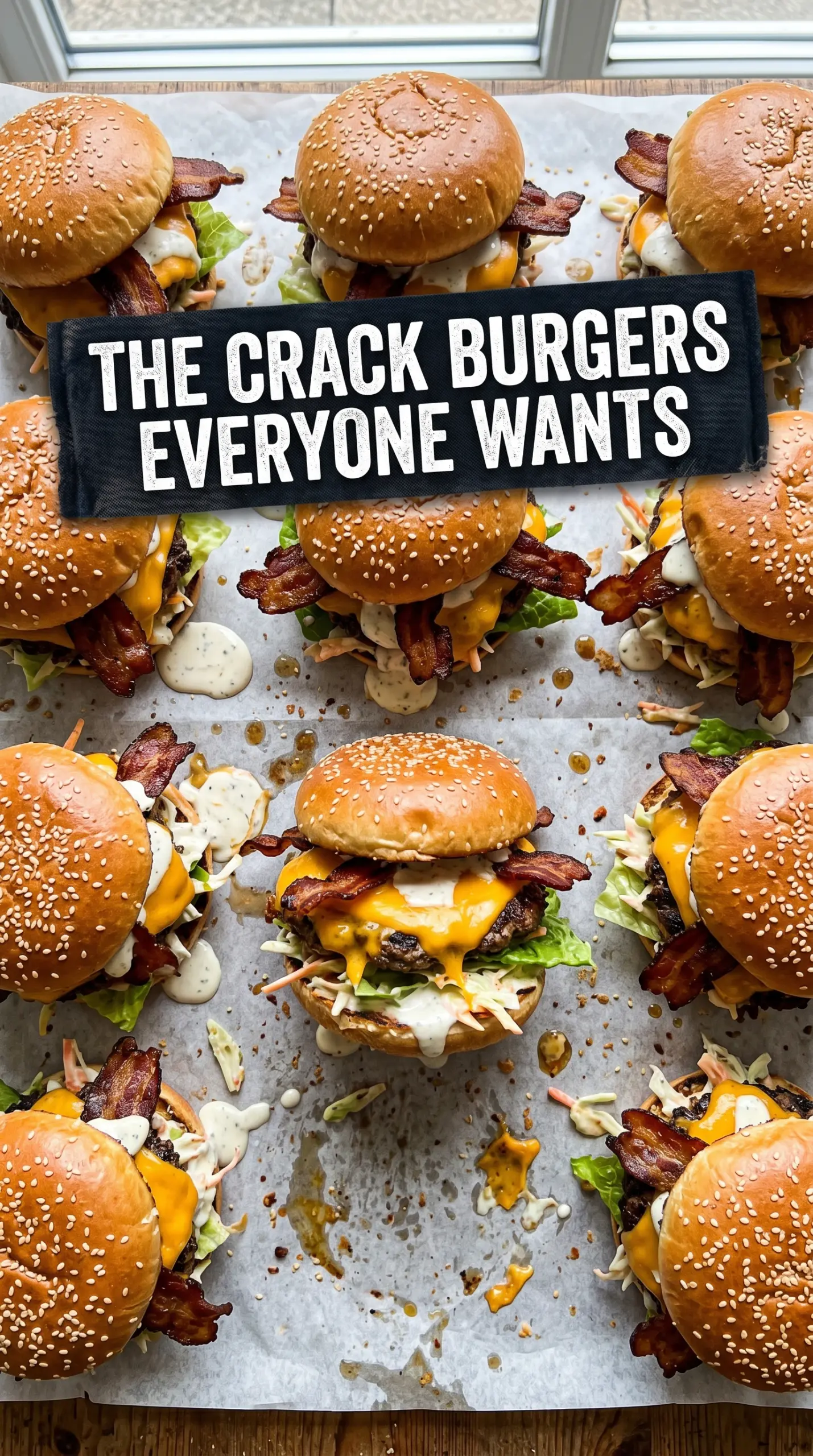 Crack Burgers bacon cheddar ranch