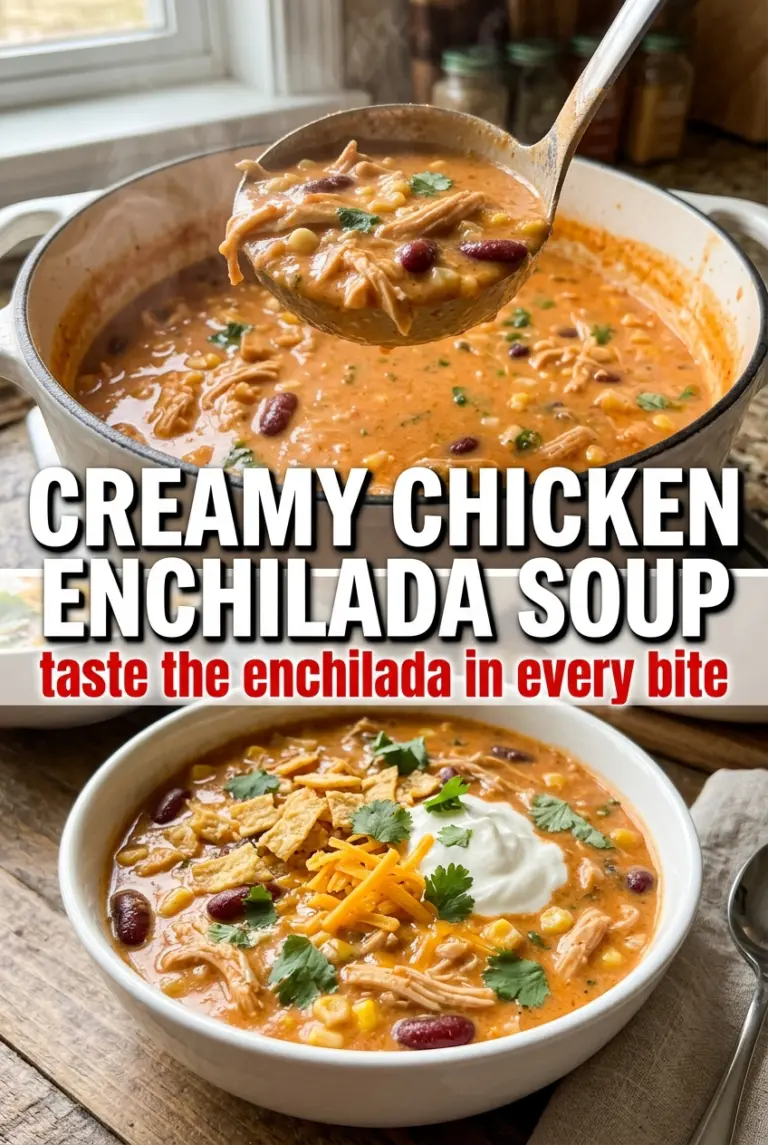 Creamy Chicken Enchilada Soup