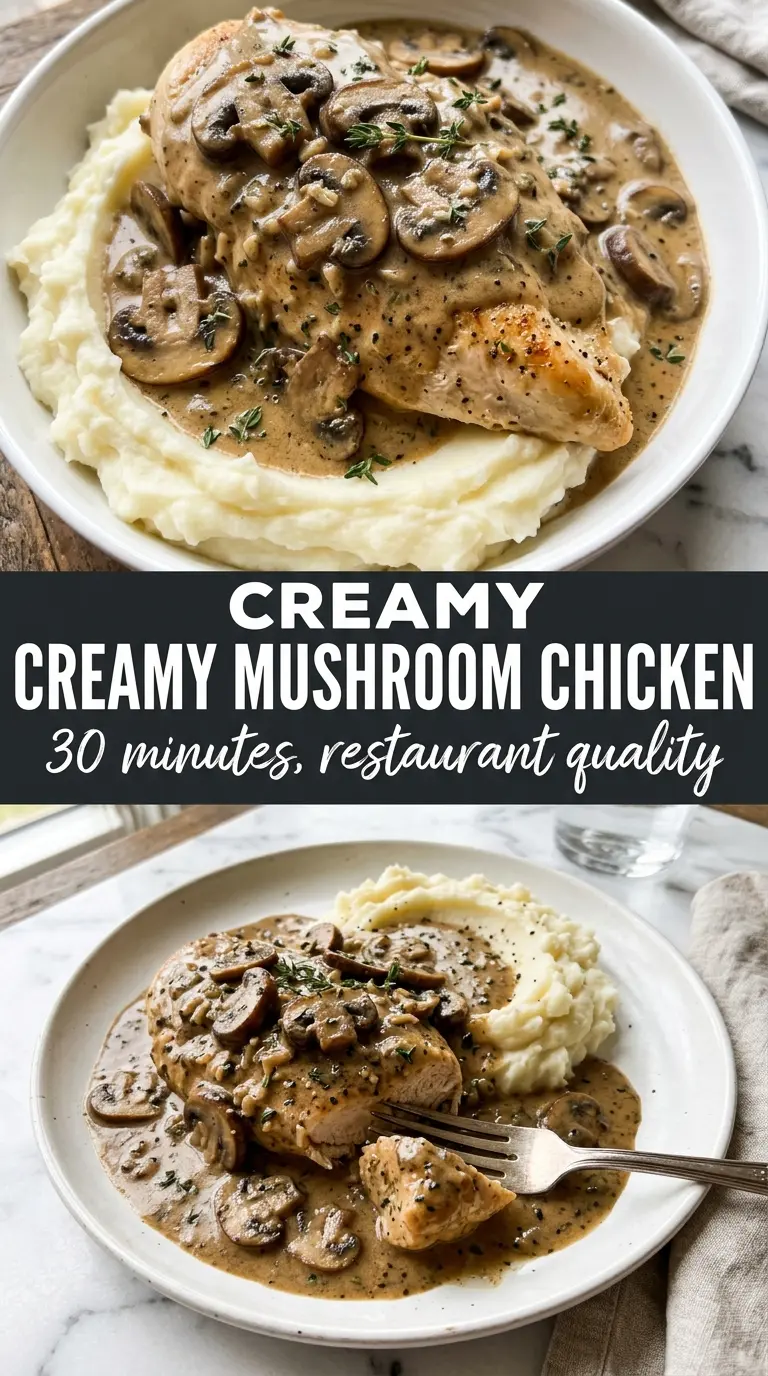 Cooked chicken with sauce and toppings