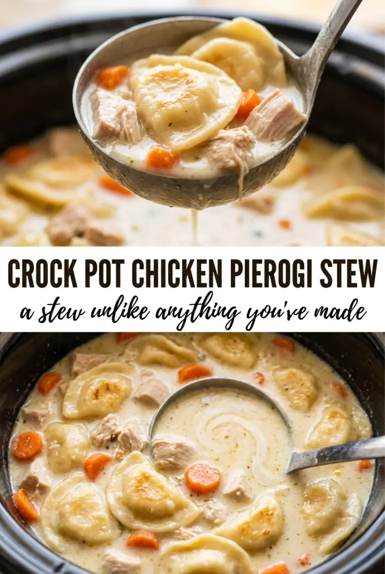 Crock Pot Chicken Pierogi Stew