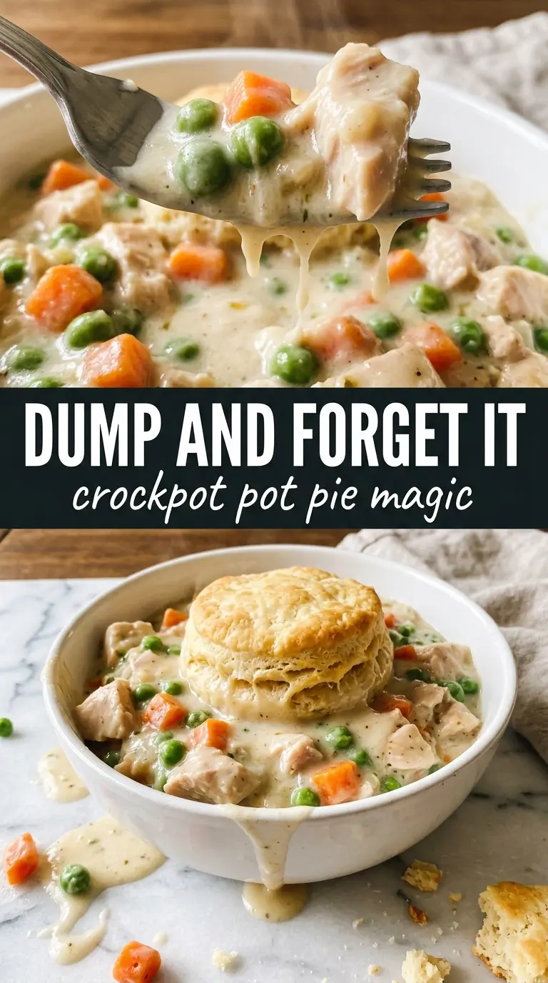 Creamy slow cooker chicken soup in a bowl