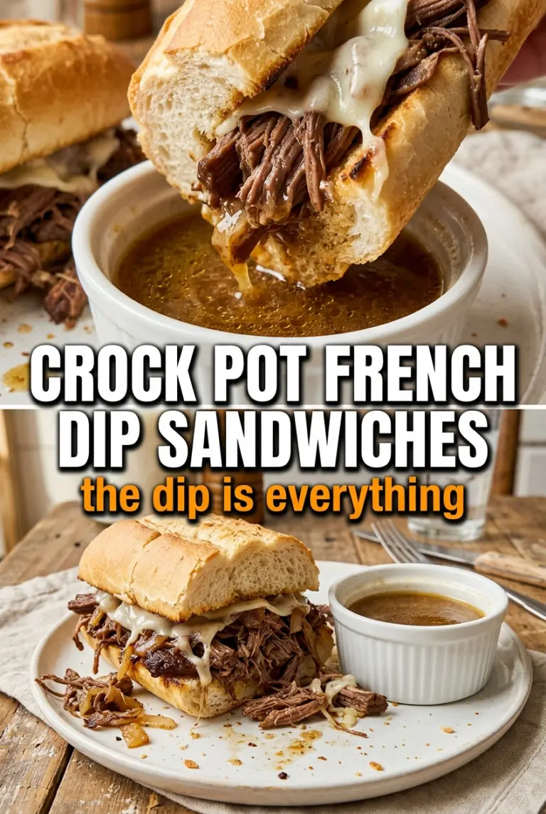 Crock Pot French Dip Sandwiches