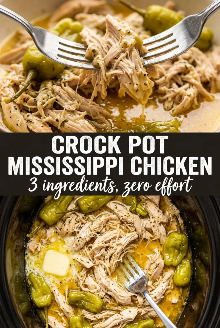 Crock Pot Mississippi Chicken