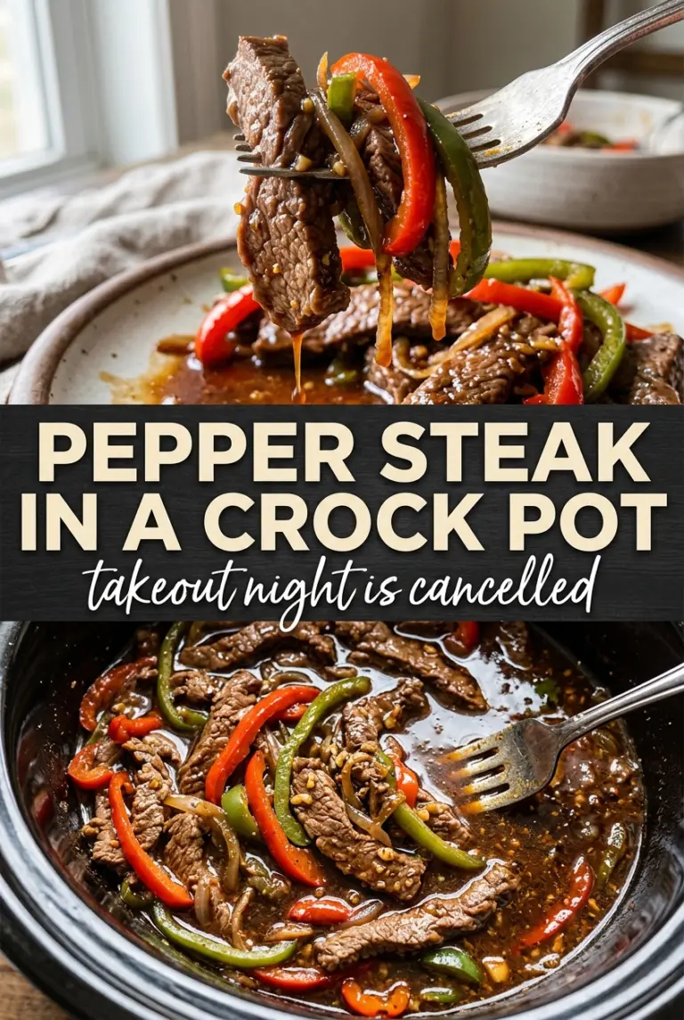 Pepper Steak in a Crock Pot