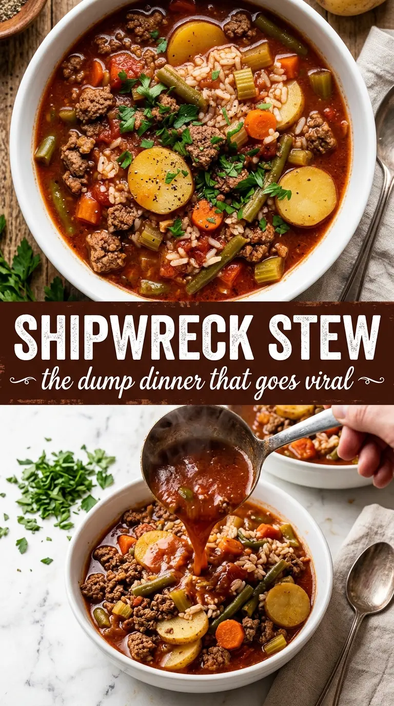 Crock Pot Shipwreck Stew hearty layered smoky