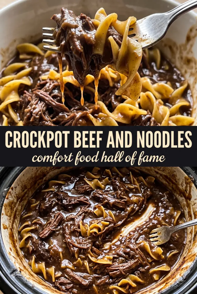 Crockpot Beef and Noodles