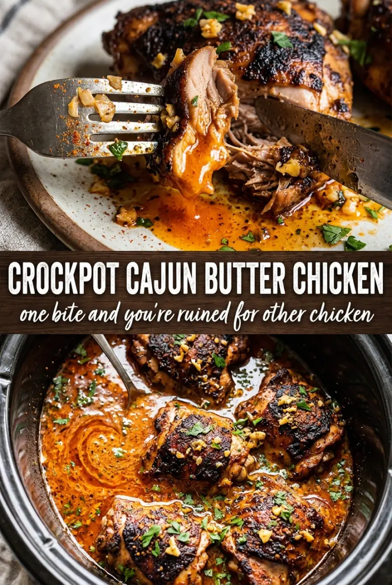 Crockpot Cajun Butter Chicken