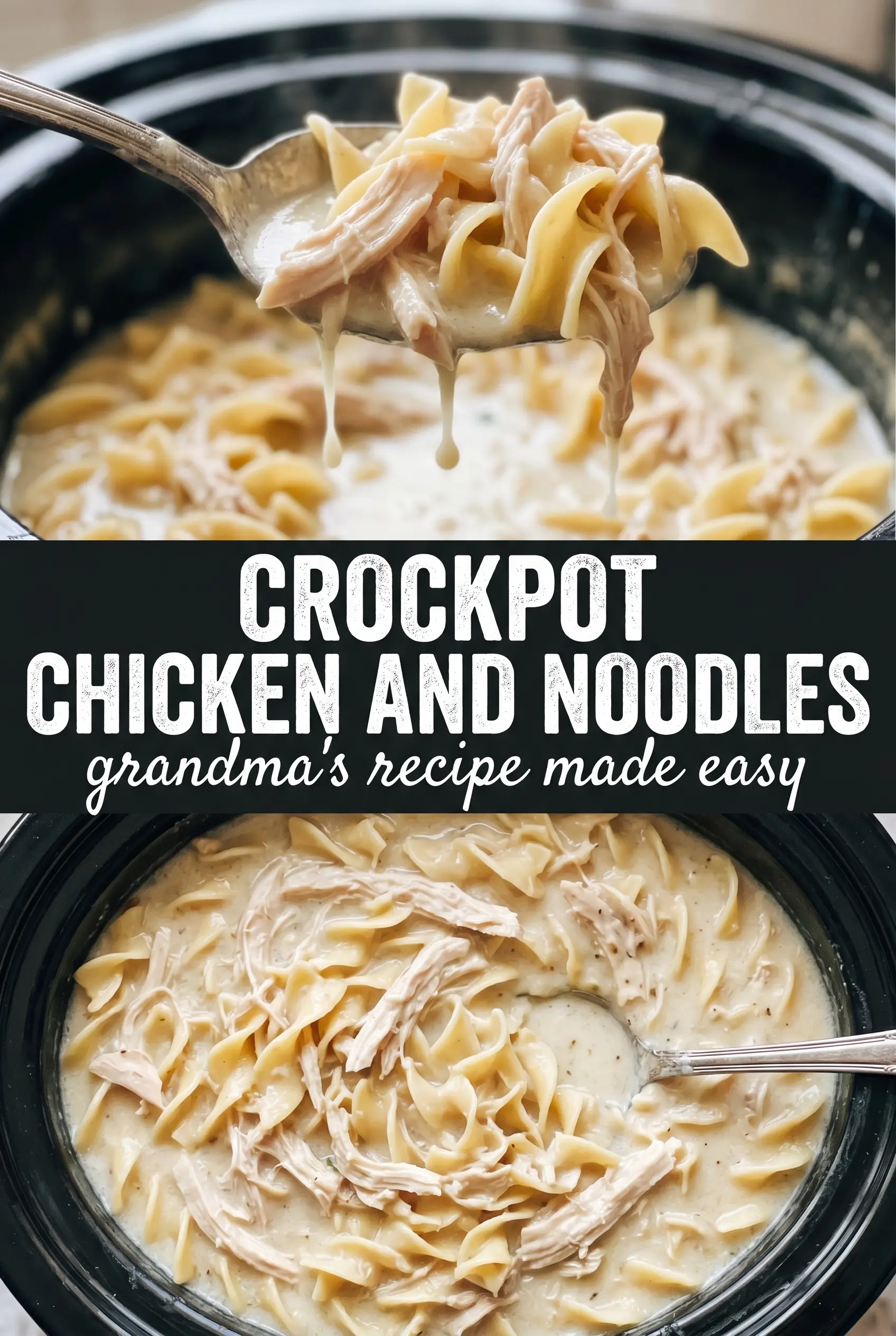 Crockpot Chicken and Noodles