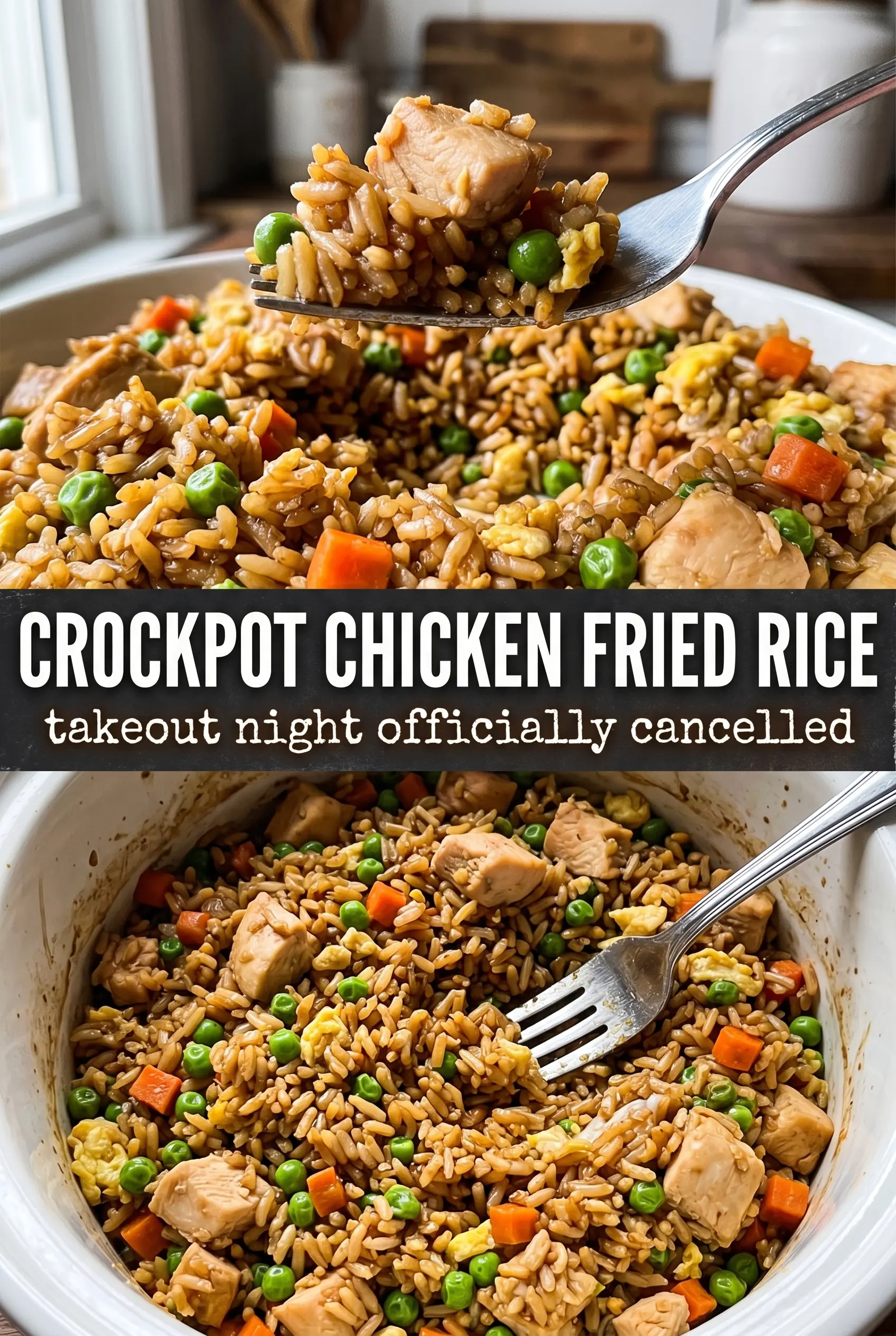 Crockpot Chicken Fried Rice