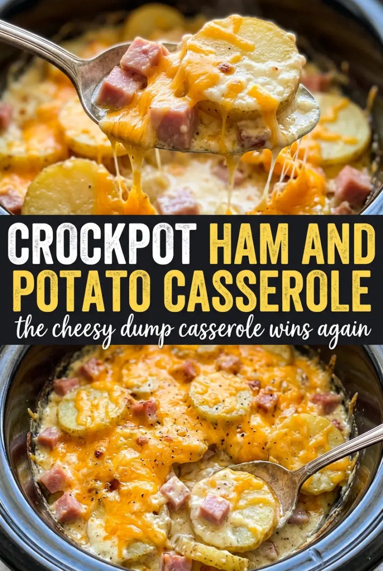 Crockpot Ham and Potato Casserole