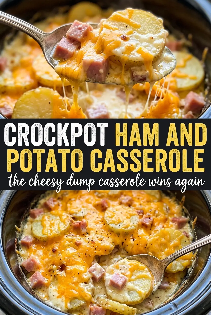 Crockpot Ham and Potato Casserole