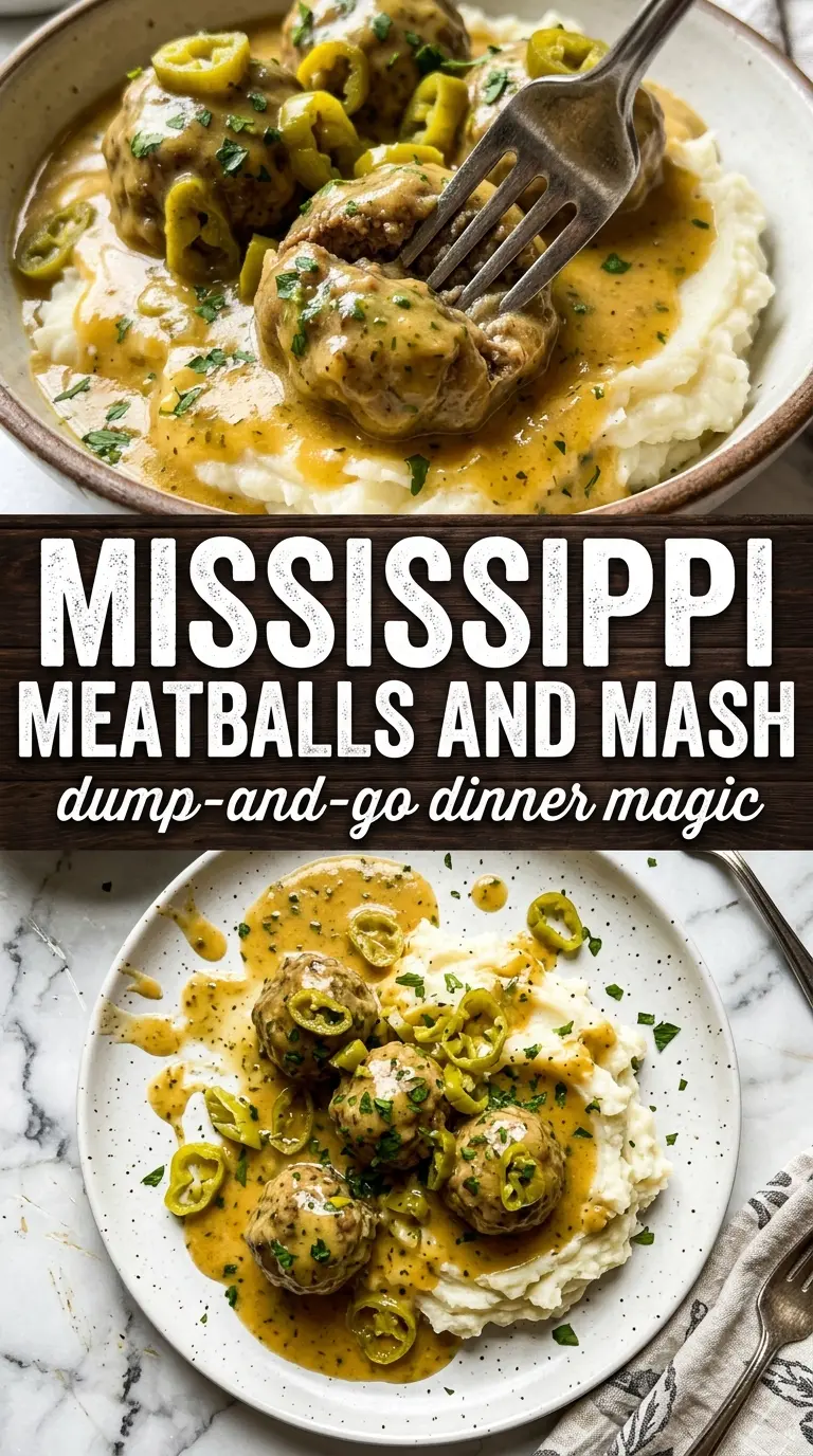 Crockpot Mississippi Meatballs buttery tangy