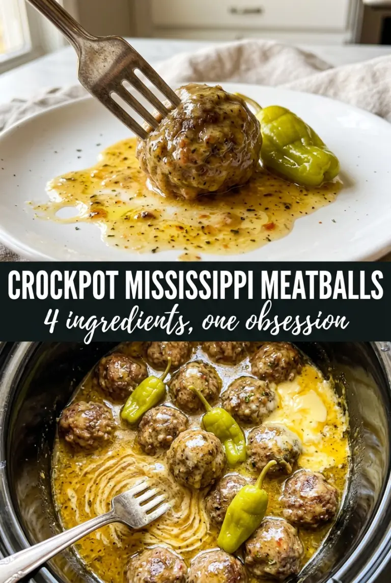 Crockpot Mississippi Meatballs
