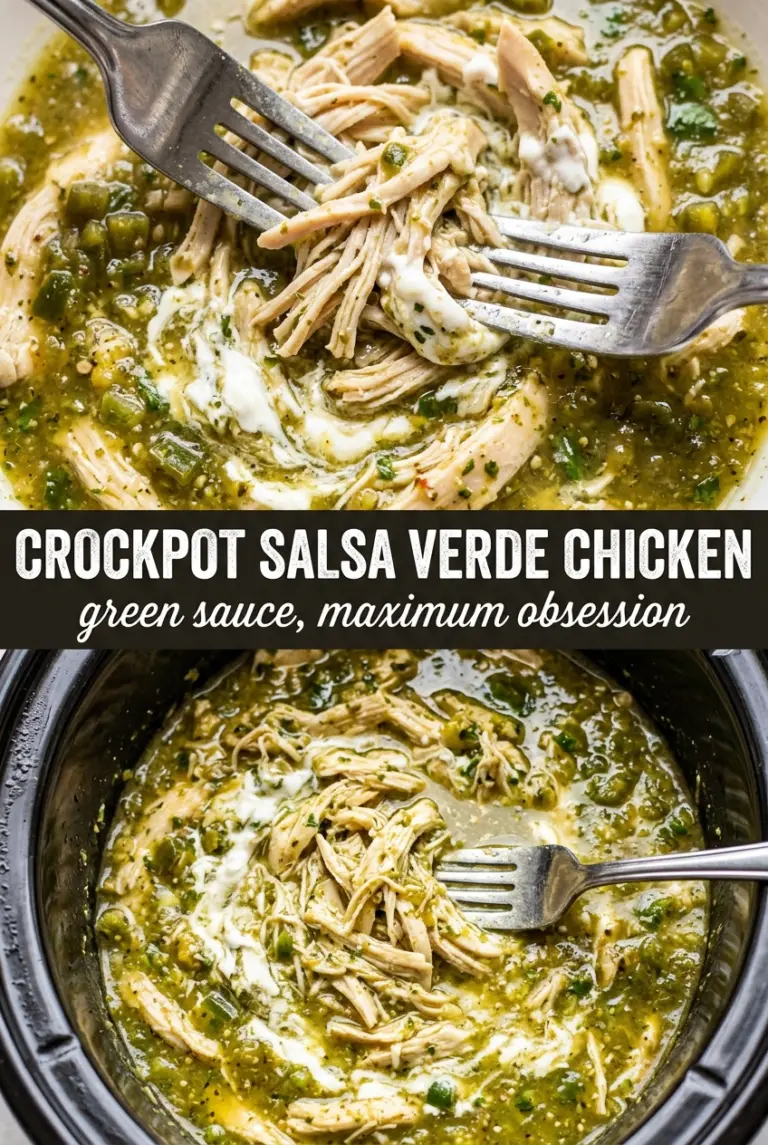 Crockpot Salsa Verde Chicken