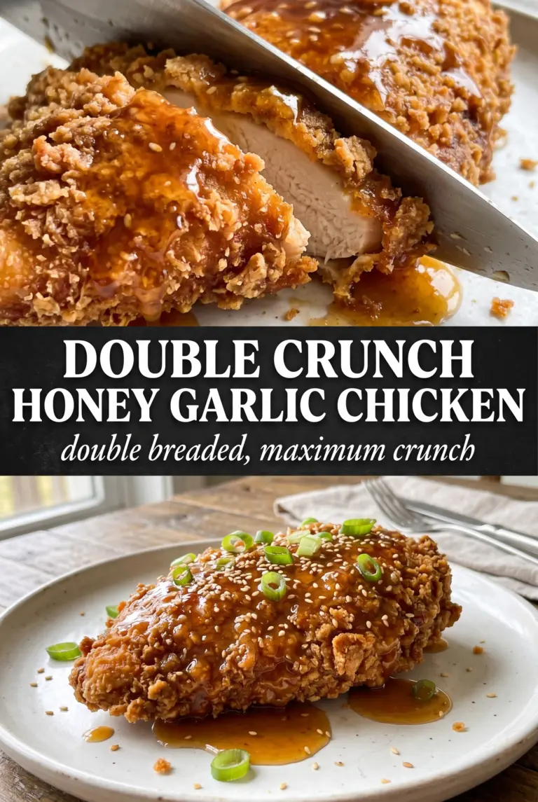 Double Crunch Honey Garlic Chicken Breasts